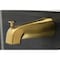 Kingston Brass KB247AL Two-Handle Tub and Shower Faucet, Brushed Brass KB247AL - alternate 5